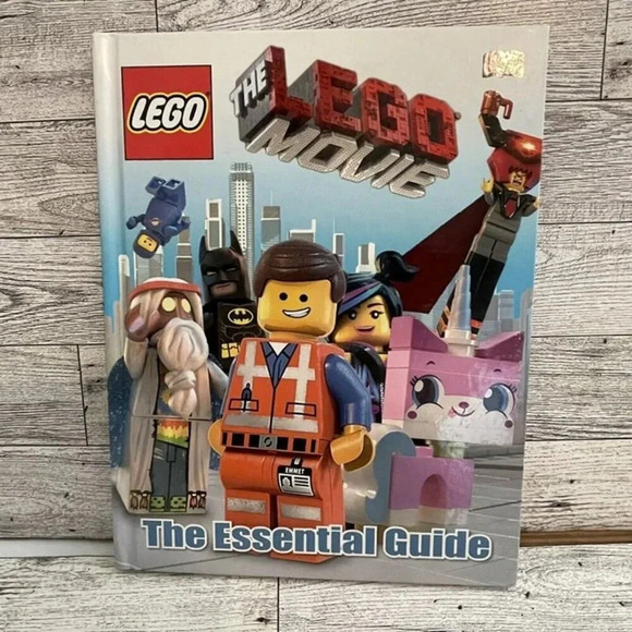 Lot Of 2 Lego Movie Books-Essential Guide-Sticker Book 1/2 Full - Picture 2 of 12